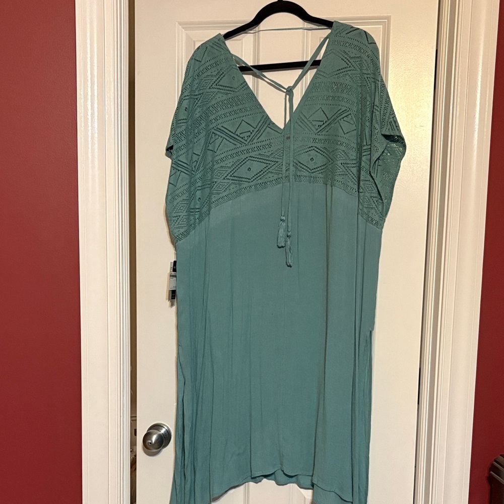 O’Neill Women’s Teal Boho Swim Cover-up